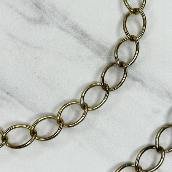 George Washington Coin Metal Chain Link Belt Size Small S Medium M - Picture 9 of 12